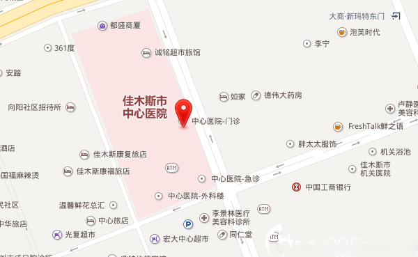 醫(yī)院的地理位置