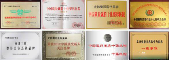 醫(yī)院獲得諸多榮譽證書