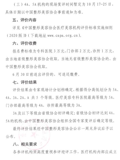 2020醫(yī)美機(jī)構(gòu)等級(jí)評(píng)價(jià)工作啟動(dòng)
