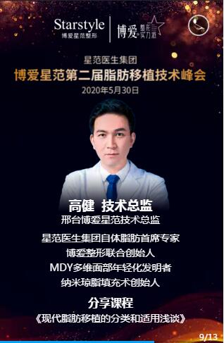 邢臺博愛星范第二屆脂肪移植技術峰會50月30日在邢臺隆重召開