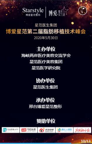 邢臺博愛星范第二屆脂肪移植技術峰會50月30日在邢臺隆重召開